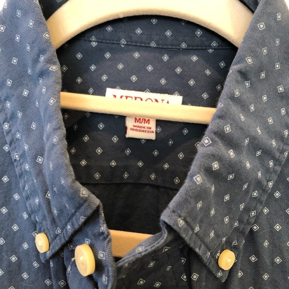 Merona Patterned Button Down Shirt - Picture 2 of 3